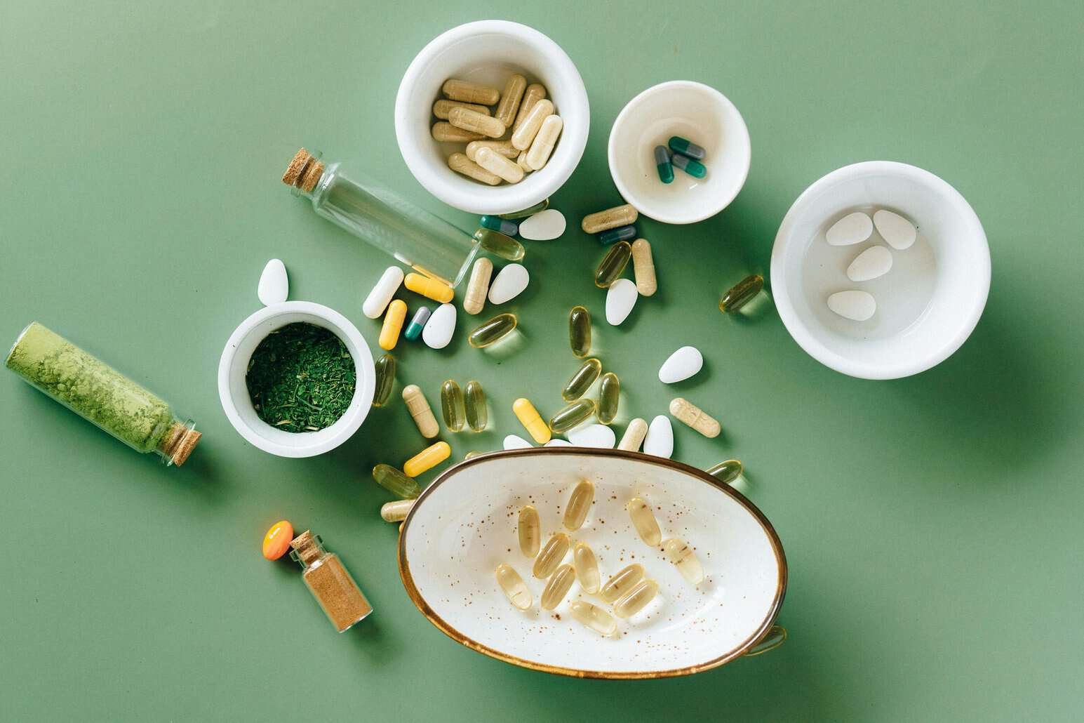 This photo features plant based calcium supplements